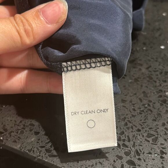 Apiece Apart Chimayo Bi-Level Casual Dress Navy Blue Size 4 Womens - Picture 5 of 8